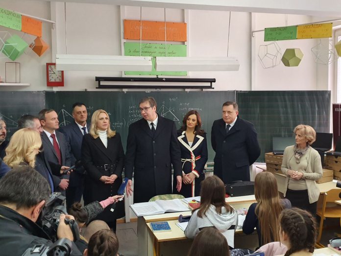 Мркоњић Град - Вучић, Додик, Цвијано