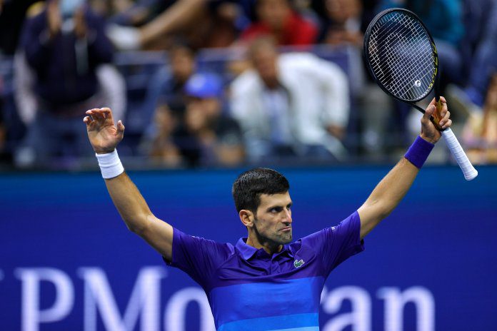 Djokovic US Open 21 h