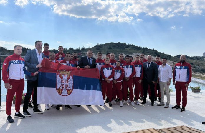 Dodik i bokseri mlade reprezentacije Srbije