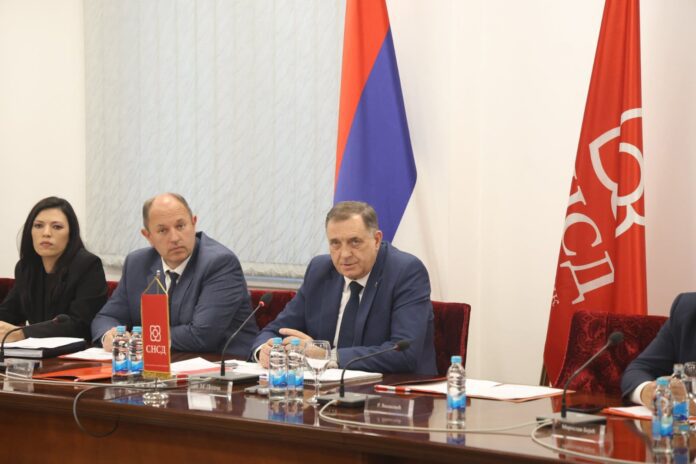 Sjednica Predsjedništva SNSD Banjaluka april 1