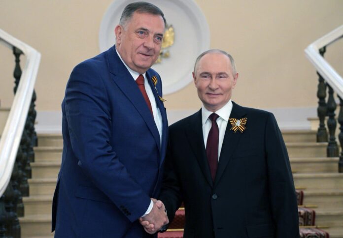 Dodik i Putinu Moskvi Dan pobjede